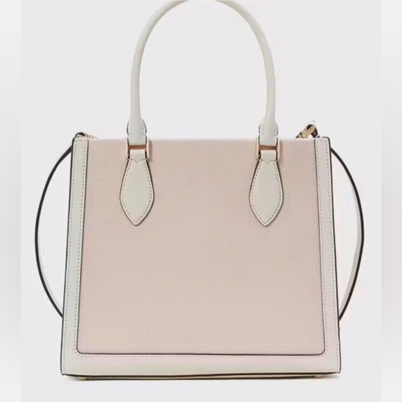 Kate Spade garden logo Ellie small embroidery canvas tote - Picture 3 of 7